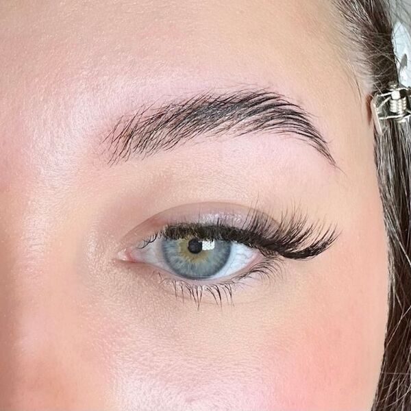 Space Baby strip lashes false eyelashes - British product
