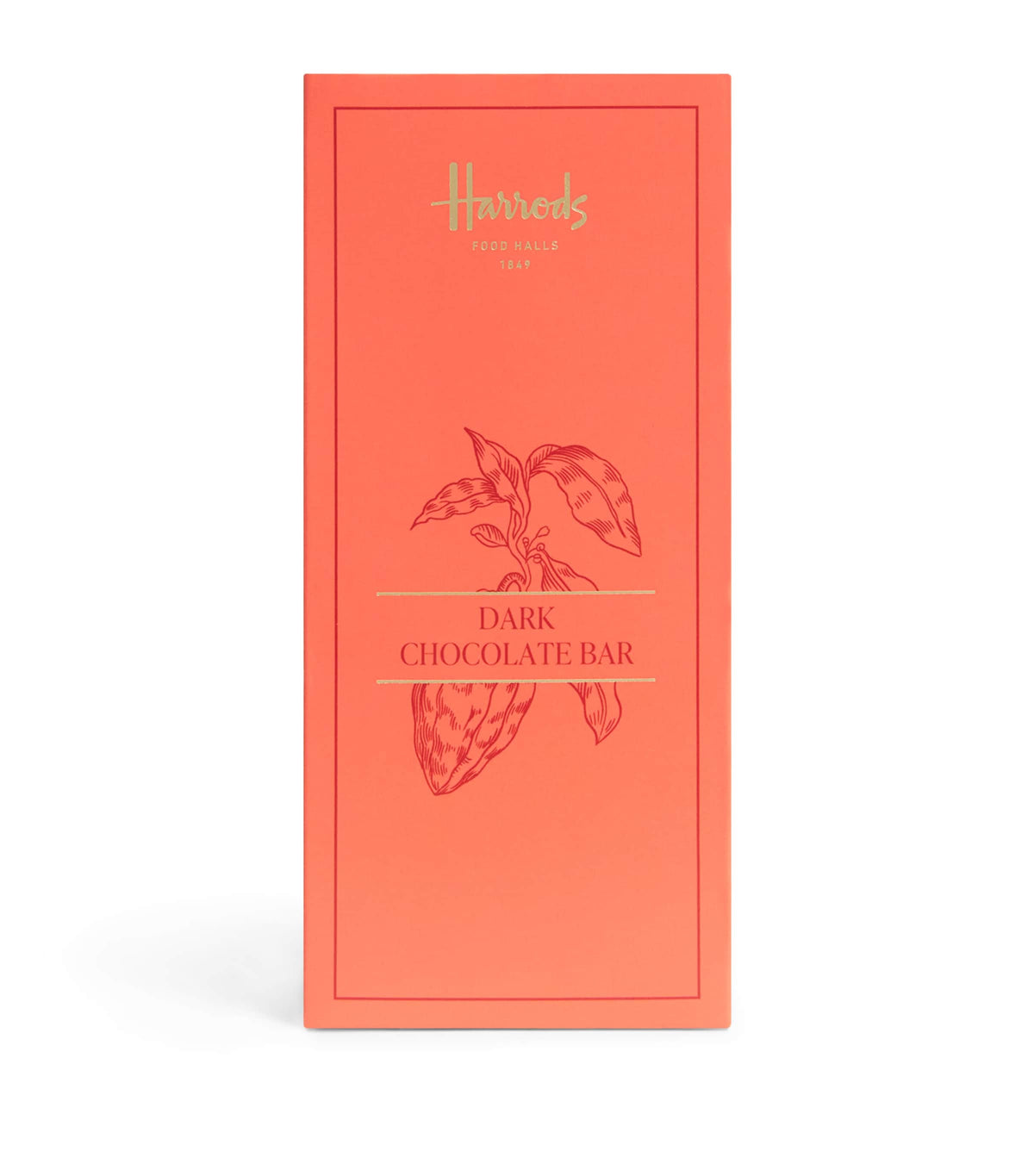 Harrods dark chocolate bar 80g, UK version