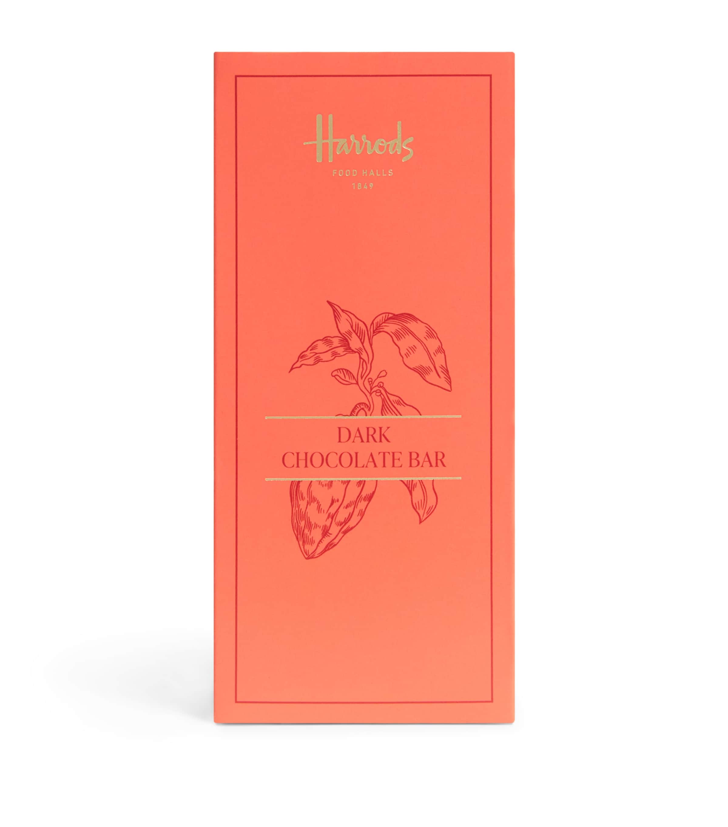 Harrods dark chocolate bar 80g, UK version