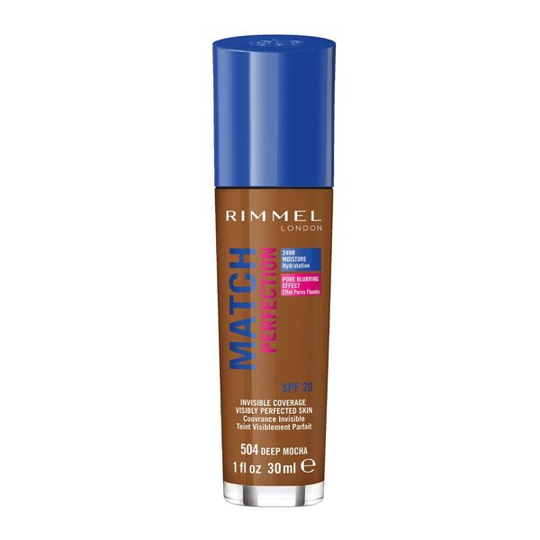 Rimmel Match Perfection Foundation Bronze GOODS Superdrug Deep Mocha  