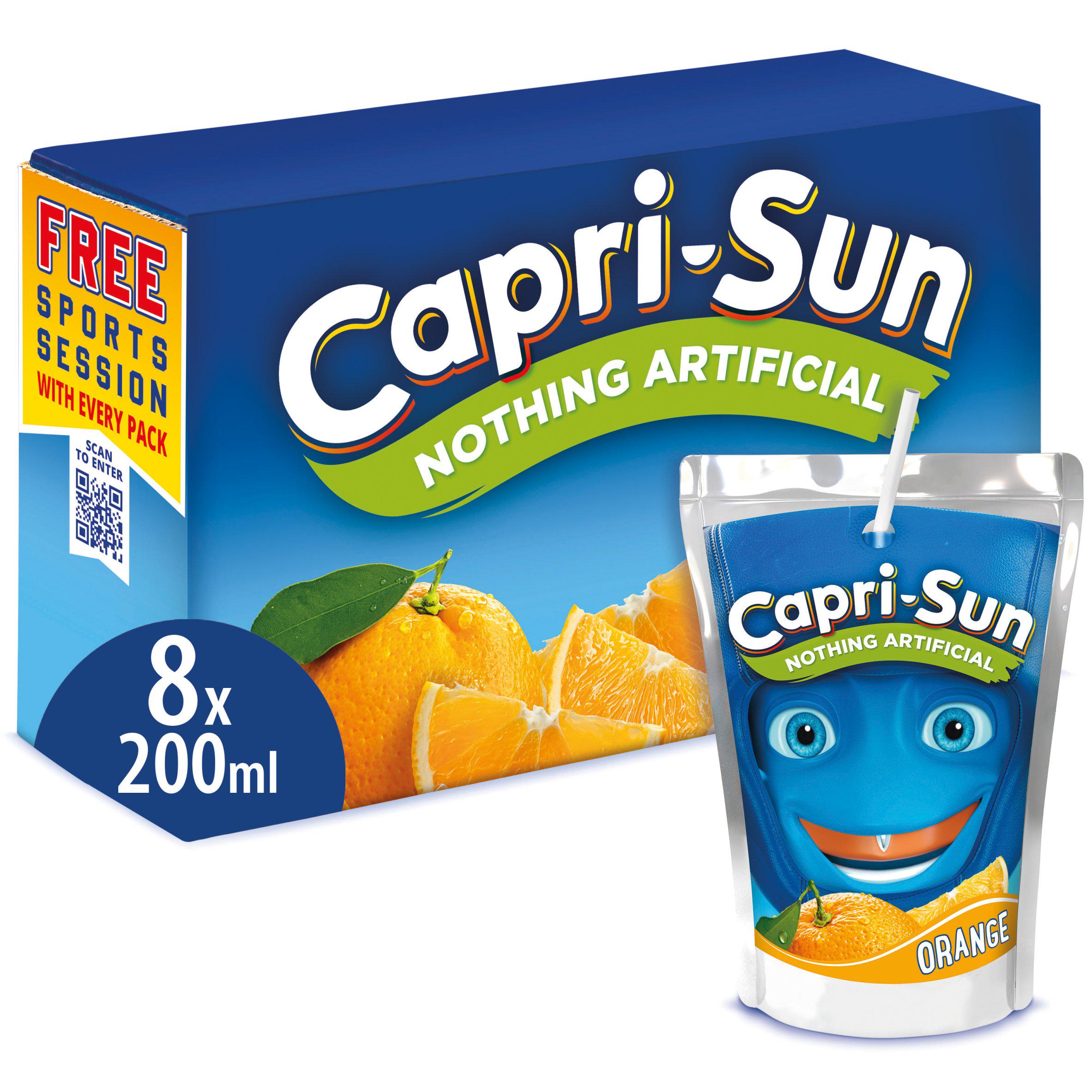 Capri-Sun Orange 8 x 200ml GOODS Sainsburys   