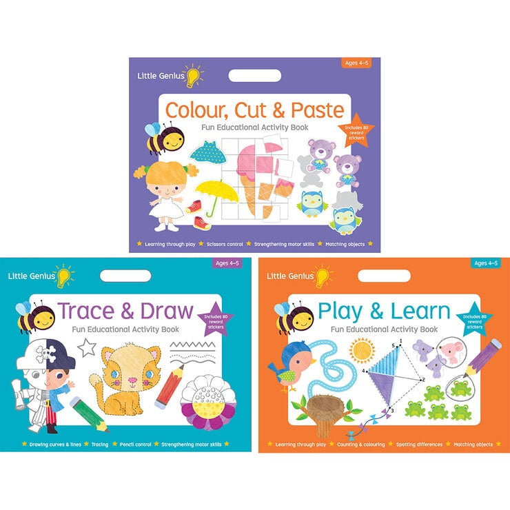 Little Genius Mega Activity Pad for ages 3+, imported from the UK