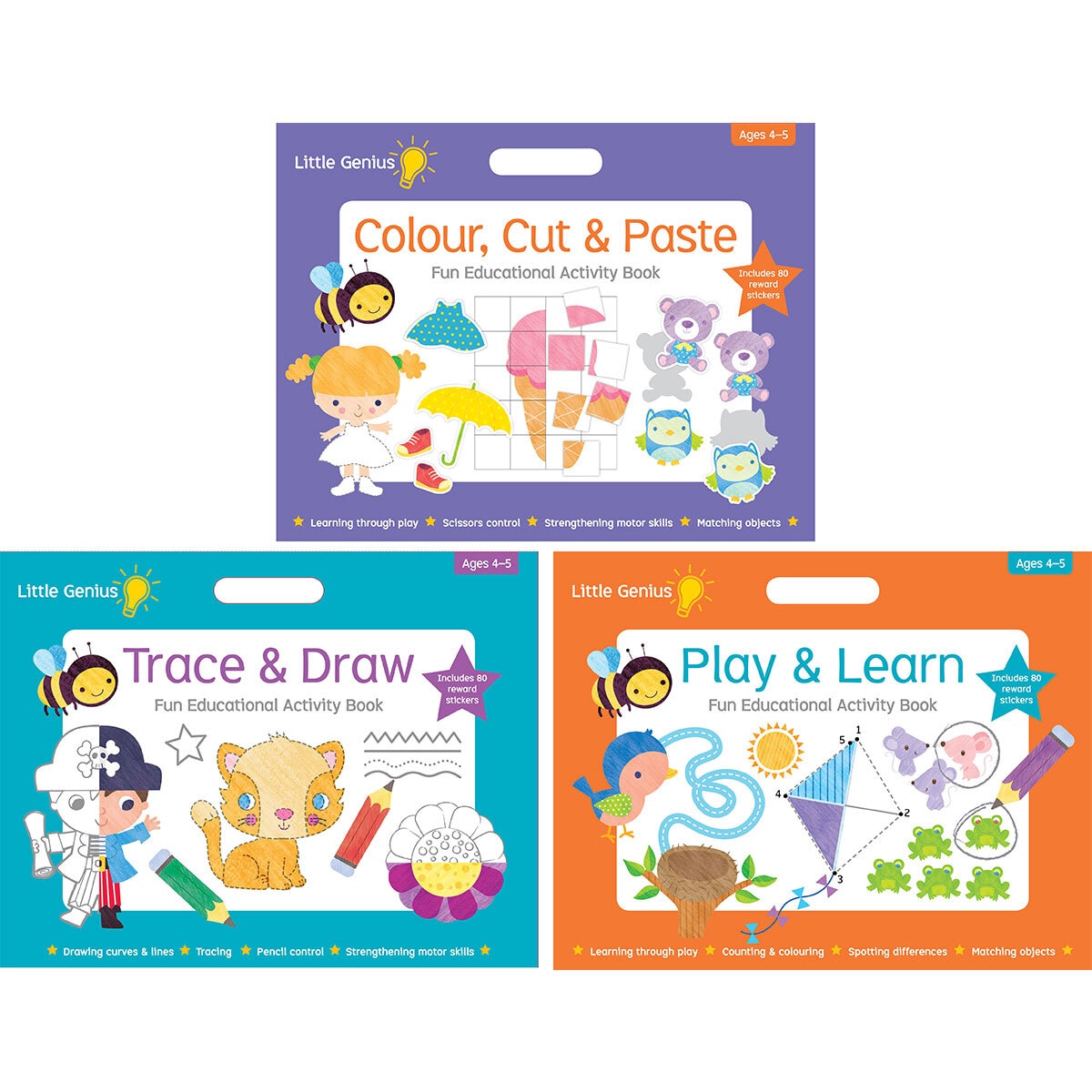 Little Genius Mega Activity Pad for ages 3+, imported from the UK