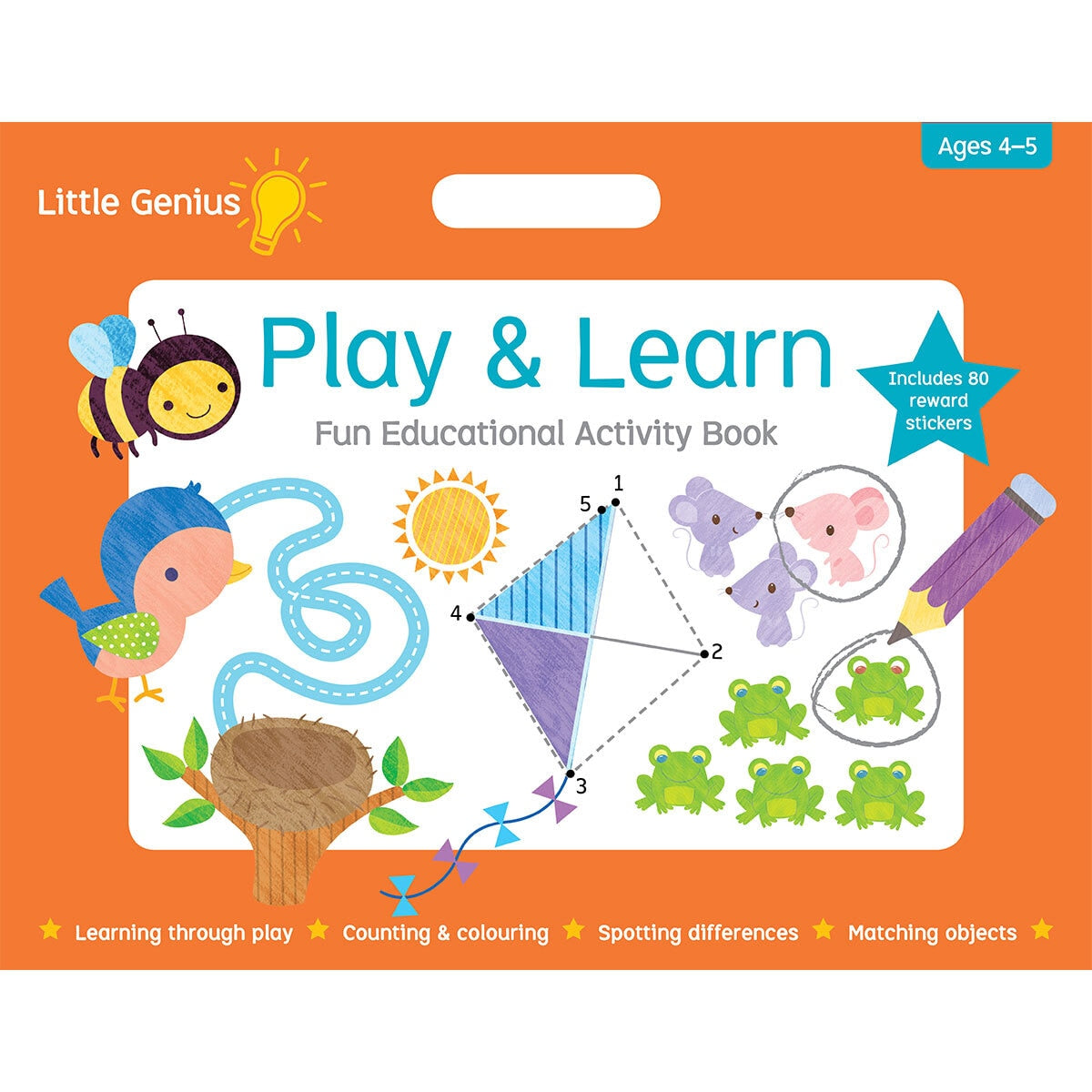 Little Genius Mega Activity Pad for ages 3+, imported from the UK