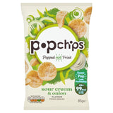 popchips Sour Cream & Onion Sharing Crisps   85g GOODS M&S   