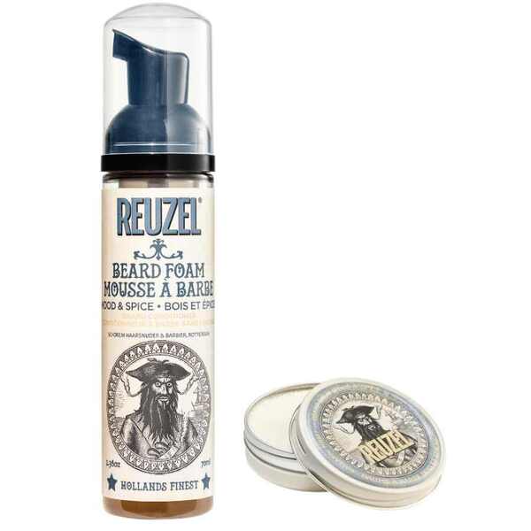 Reuzel Wood & Spice beard duo, UK version