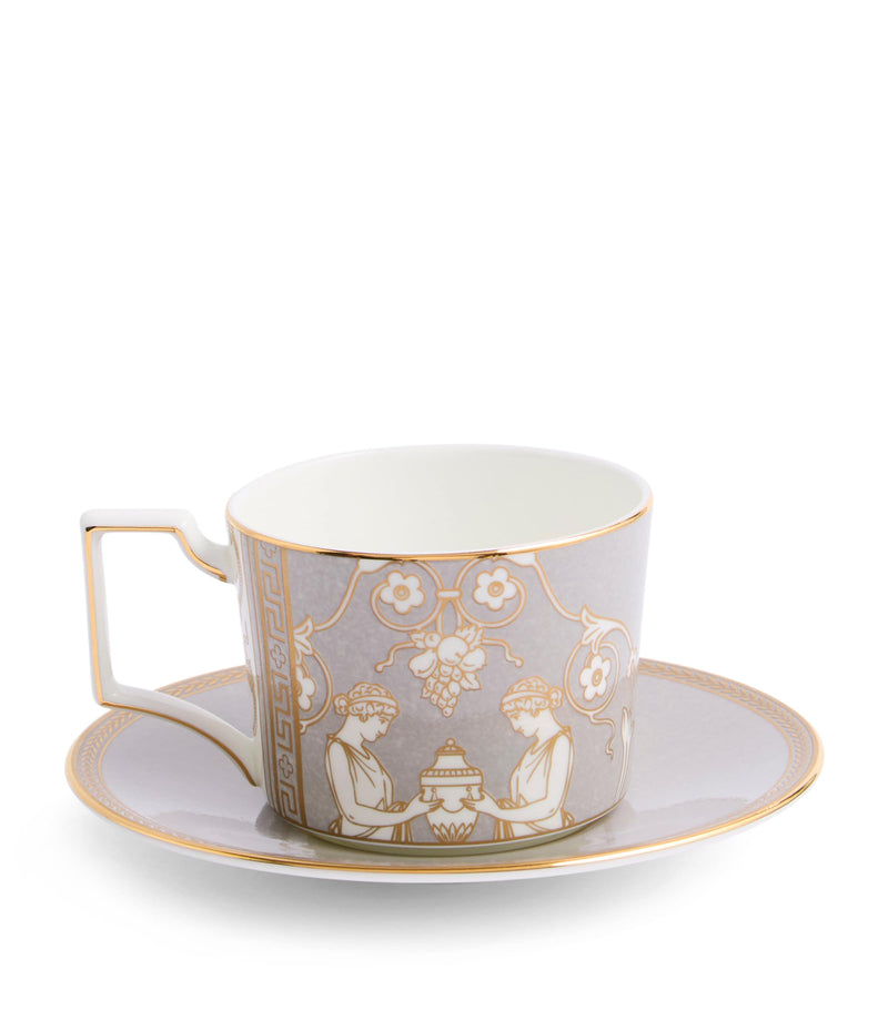 Wedgwood Renaissance teacup and saucer (British brand)