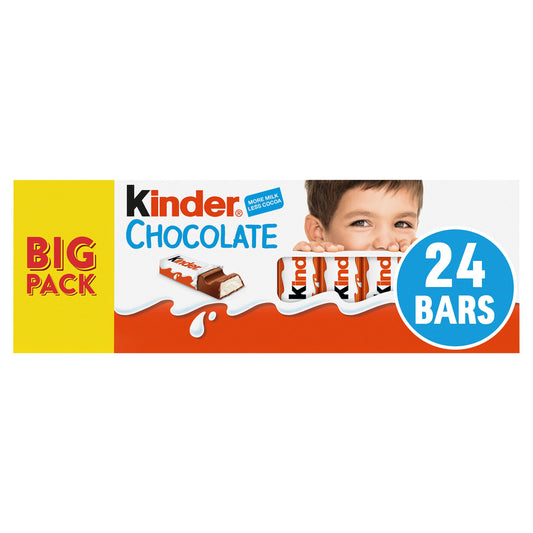 Kinder Chocolate Small Bars Multipack 24x12.5g GOODS Sainsburys   