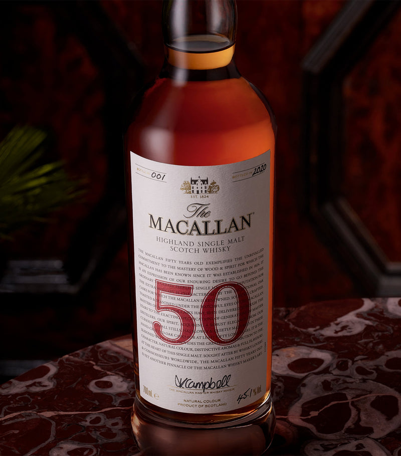 The Macallan The Red Collection 50-Year-Old single malt scotch whisky 70cl (British brand)