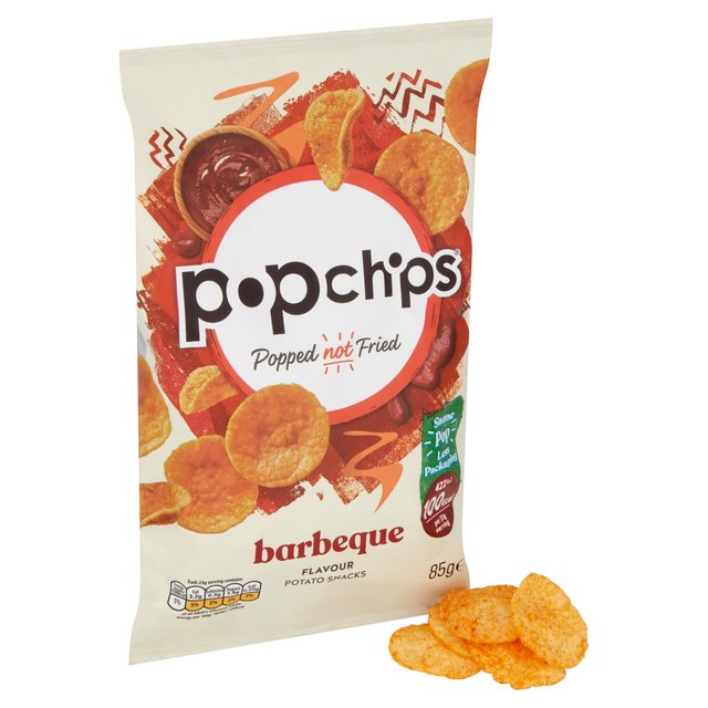 popchips Barbeque Sharing Crisps   85g