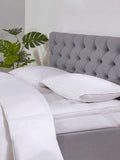 BHS White Duck Feather 100% Cotton Mattress Topper