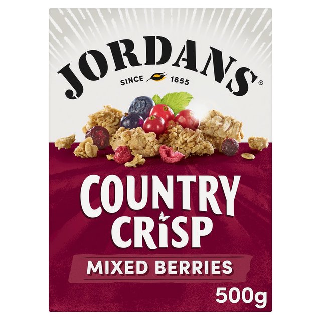 Jordans Country Crisp Mixed Berry Breakfast Cereal   500g GOODS M&S   