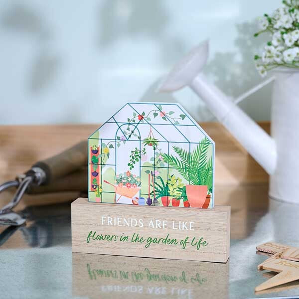 The Cottage Garden Greenhouse Plaque 'Friend' GOODS Superdrug   