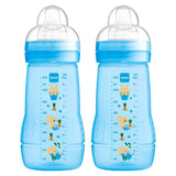 MAM Easy Active Baby Bottle 270ML Blue 2 Pack Toys & Kid's Zone Boots   