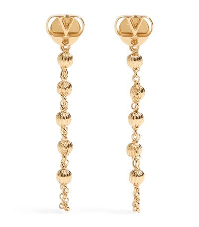 Harrods Valentino Garavani VLogo Signature Drop Earrings- Buy online at McGrocer
