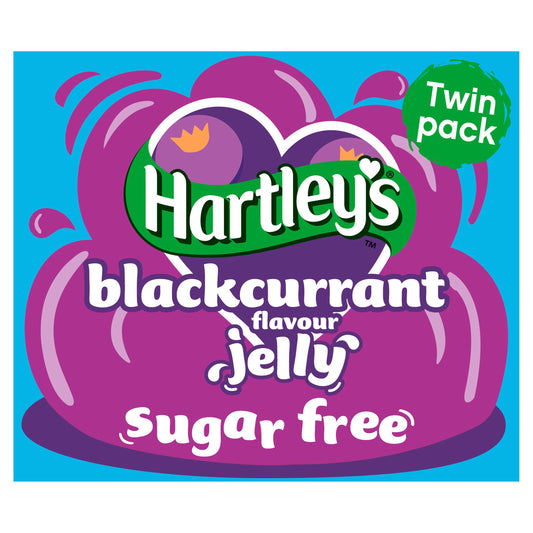 Hartley's Sugar Free Blackcurrant Jelly Twin Pack 23g GOODS Sainsburys   