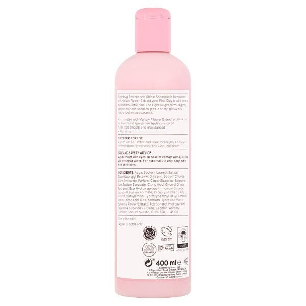 Superdrug Extracts Mallow Flower & Pink Clay Shampoo GOODS Superdrug   