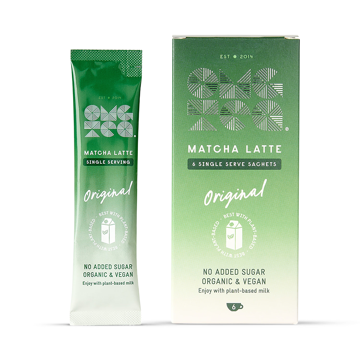 OMGTEA matcha latte 6 sachets (British brand)
