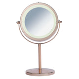 Danielle Creations rose gold light up beauty mirror - British product