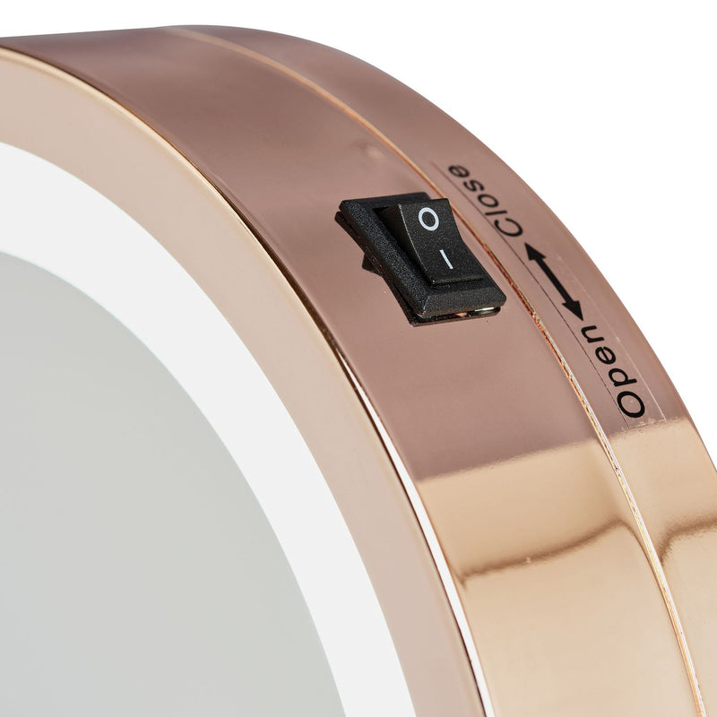 Danielle Creations rose gold light up beauty mirror - British product