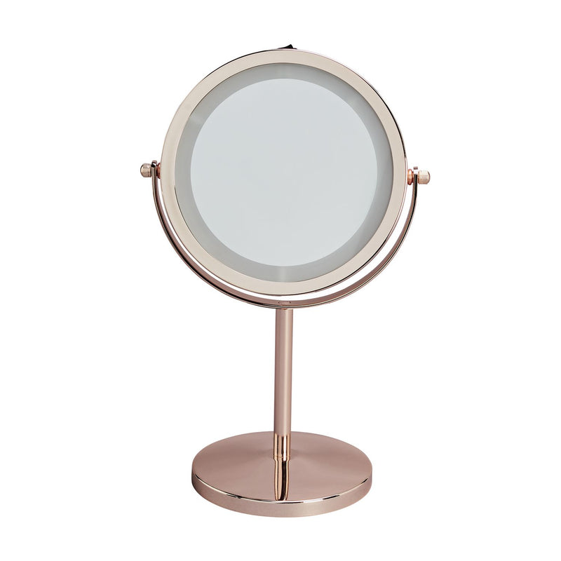 Danielle Creations rose gold light up beauty mirror - British product