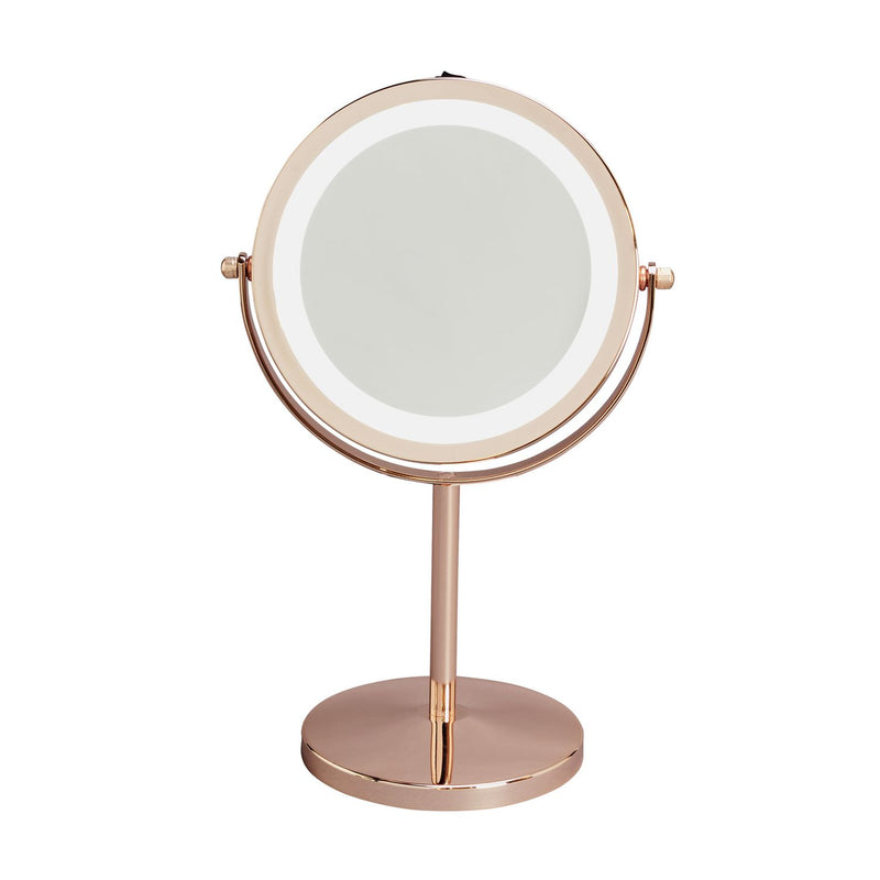 Danielle Creations rose gold light up beauty mirror - British product
