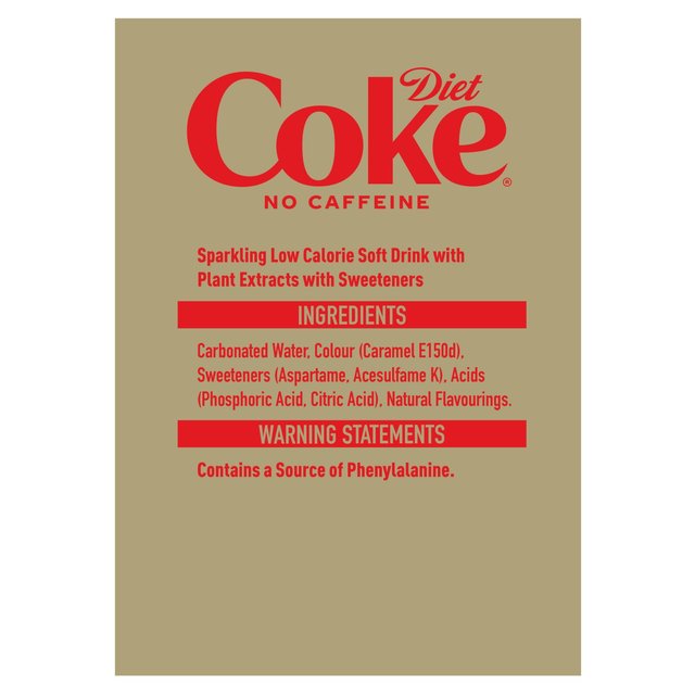 Diet Coke Caffeine Free   8 x 330ml GOODS M&S   