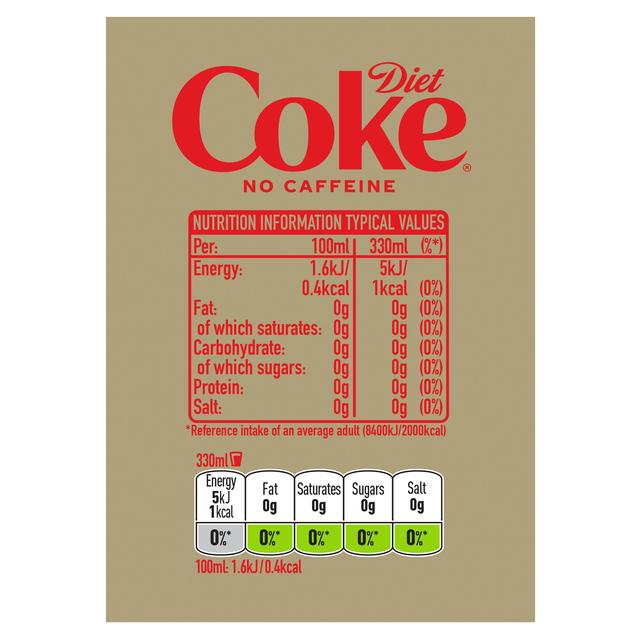 Diet Coke Caffeine Free   8 x 330ml GOODS M&S   