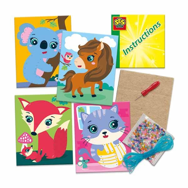SES Creative glass beads embroidery cards - British product