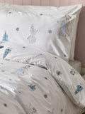 Disney Frozen white 100% cotton duvet cover and pillowcase set (British brand)