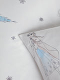 Disney Frozen white 100% cotton duvet cover and pillowcase set (British brand)