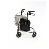 NRS Healthcare 3 Wheel Steel Rollator Silver GOODS Boots   