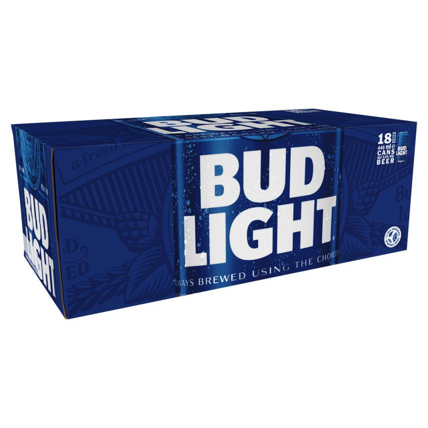 Bud Light Beer 18 x 440ml GOODS ASDA   