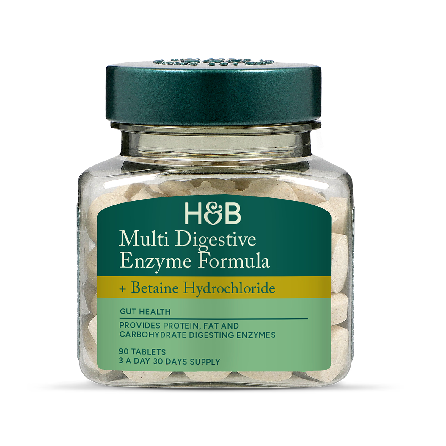 Holland & Barrett multi-digestive enzyme tablets 90 count, UK version