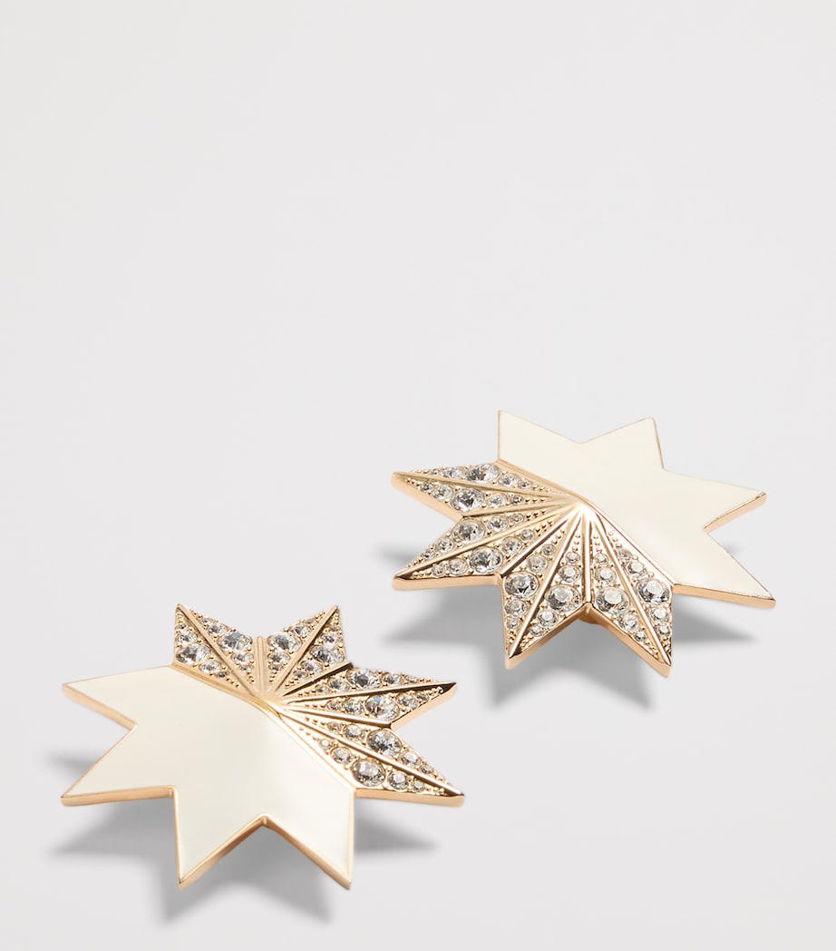 Valentino Garavani star earrings with crystals, UK version