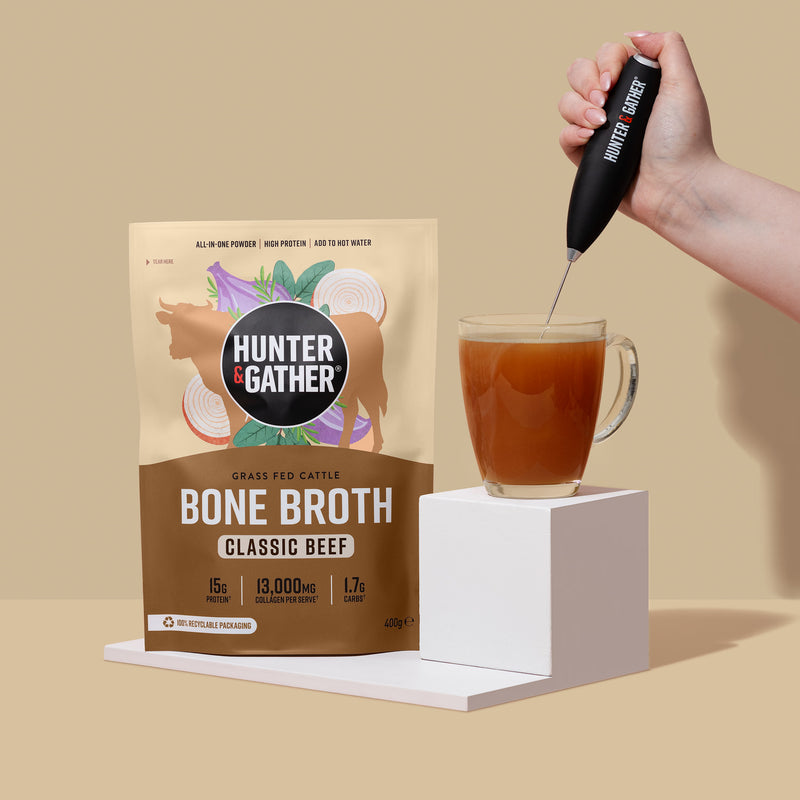 Hunter & Gather bone broth classic 400g - British product