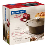 Tramontina enamelled cast iron casserole dish 24cm, imported from the UK