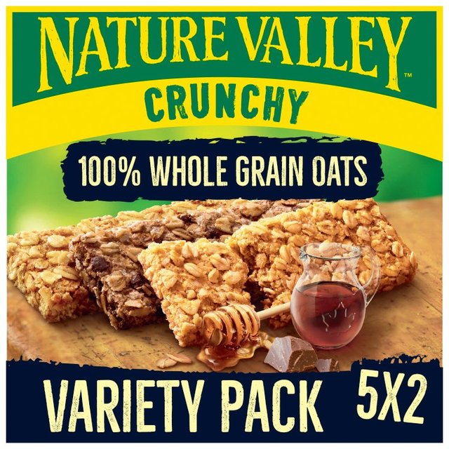 Nature Valley Crunchy Variety Pack Cereal Bars   5 x 42g