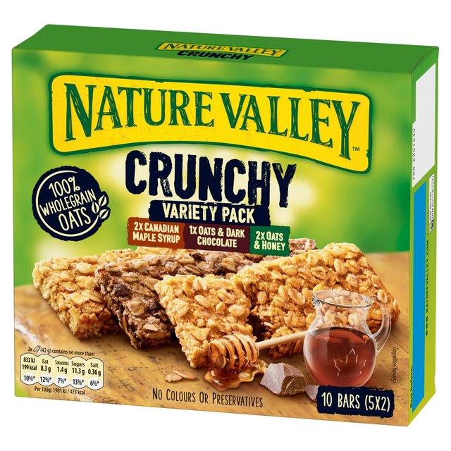 Nature Valley Crunchy Variety Pack Cereal Bars   5 x 42g GOODS M&S   