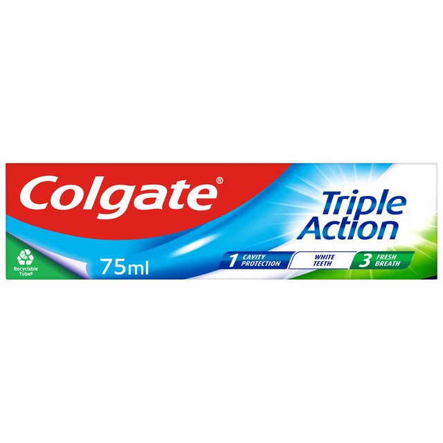 Colgate Triple Action Toothpaste   75ml GOODS M&S   