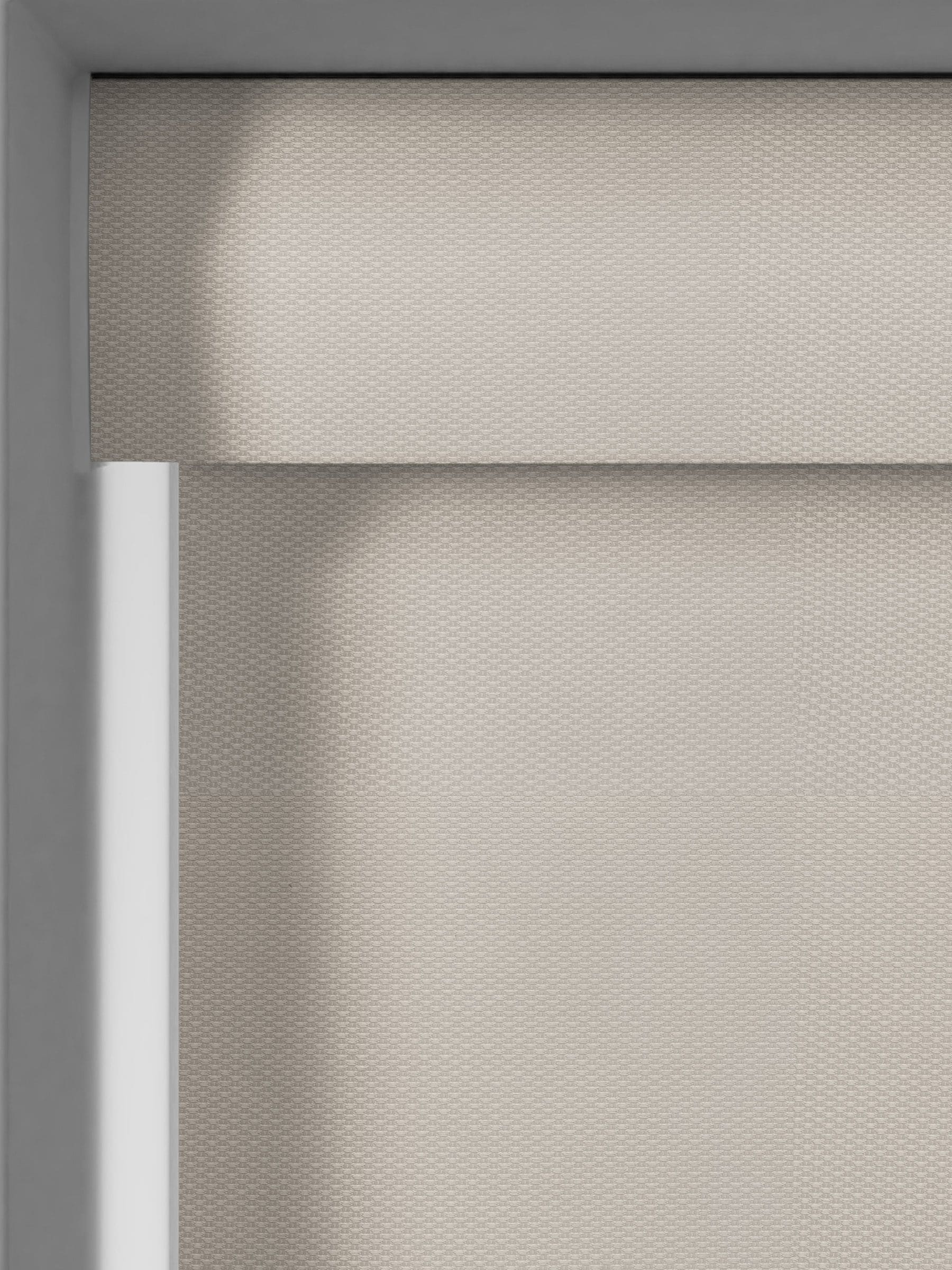 Next Lowry blackout roller blind natural stone, UK version