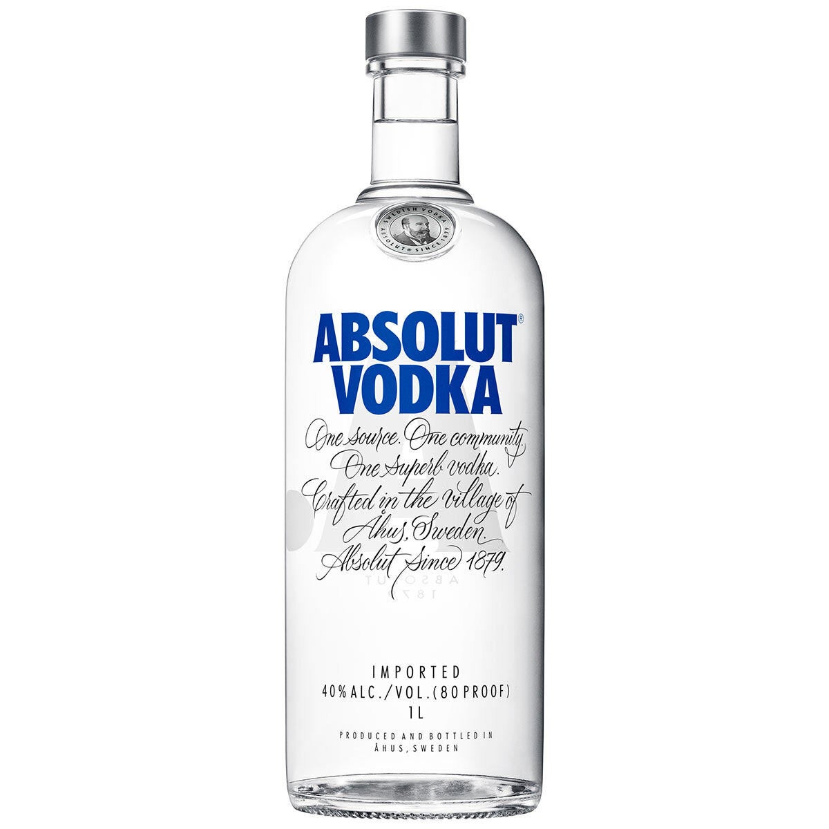 Absolut original Swedish vodka 1L - British product