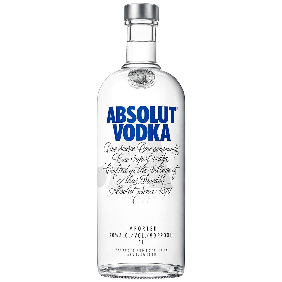 Absolut original Swedish vodka 1L - British product