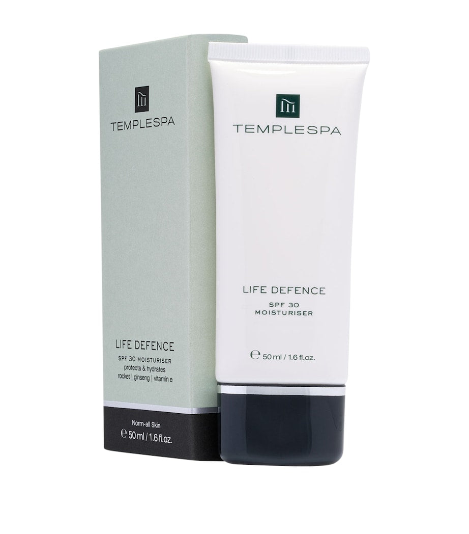 TEMPLESPA Life Defence SPF30 moisturizer 50ml (British brand)