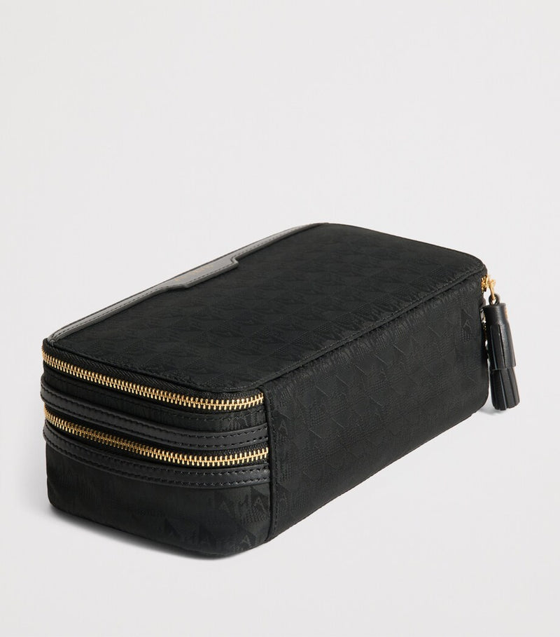 Anya Hindmarch Jacquard Logo Make-Up Pouch - British product