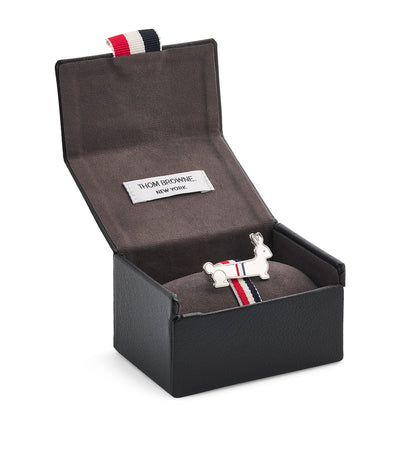 Harrods Thom Browne Sterling Silver Rabbit Tie Bar 3cm- Buy online at McGrocer
