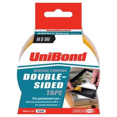 Unibond double sided tape 38mm x 5m (British brand)