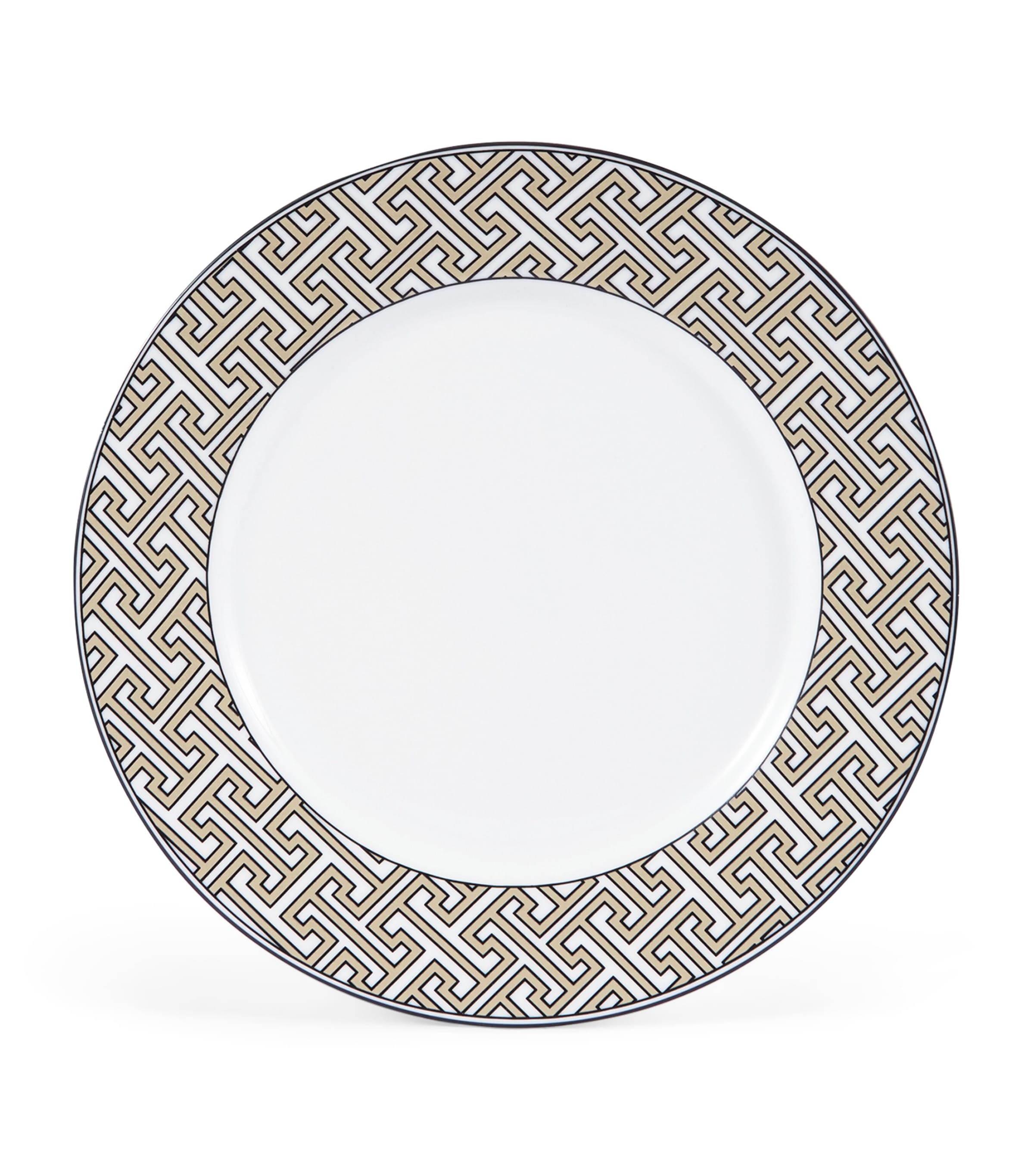 O.W. London Maze pattern dinner plates set of 2, 26cm diameter, imported from the UK