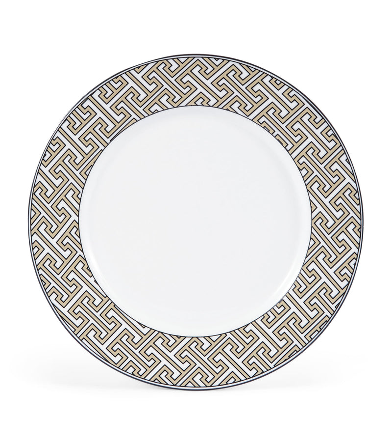 O.W. London Maze pattern dinner plates set of 2, 26cm diameter, imported from the UK