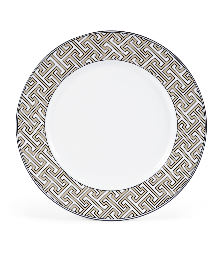 O.W. London Maze pattern dinner plates set of 2, 26cm diameter, imported from the UK